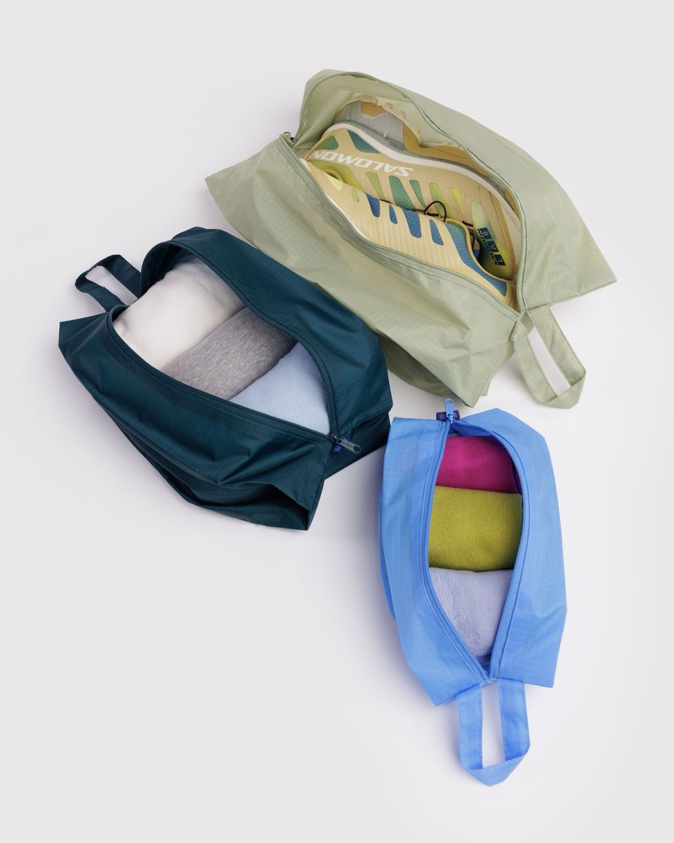 BAGGU Wholesale Pouches 3D Zip Set - Lagoon Mix