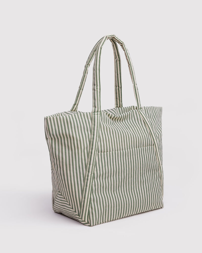 BAGGU Wholesale Totes Cloud Bag - Sage Stripe