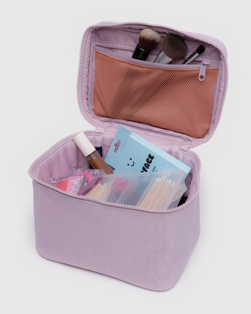 BAGGU Wholesale  Large Cosmetic Case - Dusty Pink