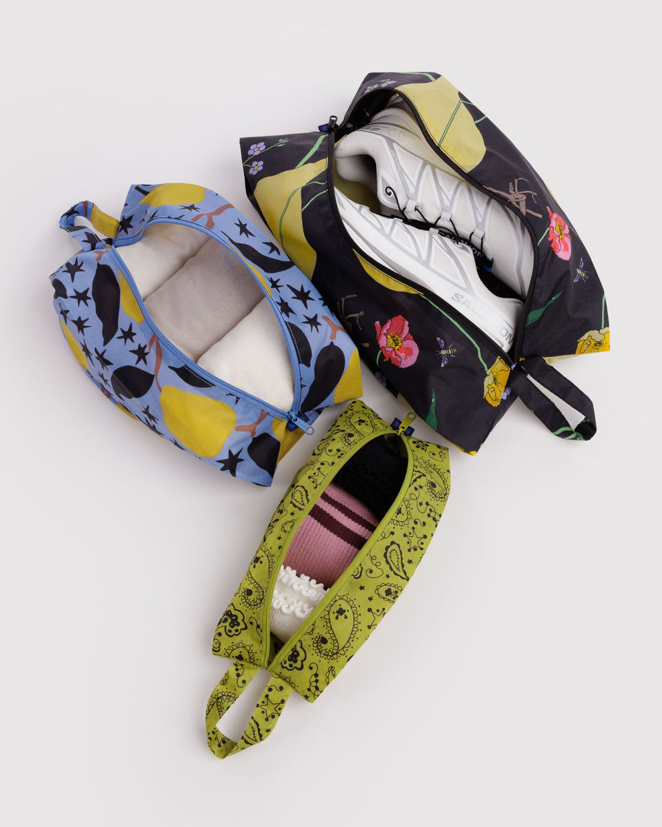 BAGGU Wholesale Nylon Pouches 3D Zip Set - Winter Orchard