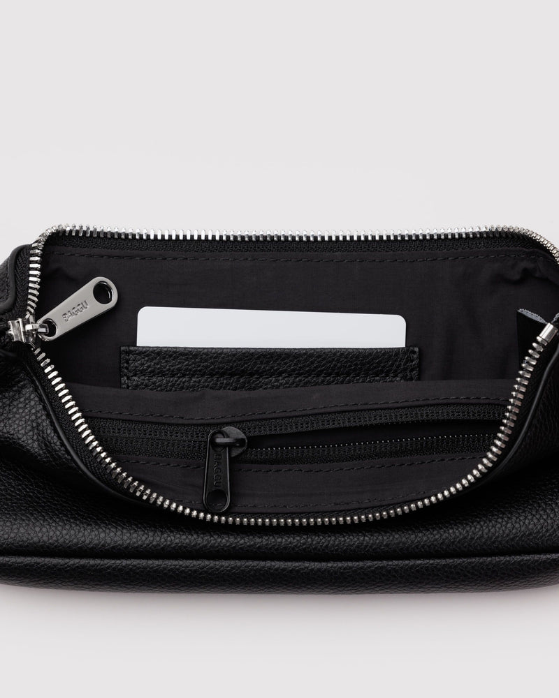 BAGGU Wholesale  Recycled Leather Pochette - Black