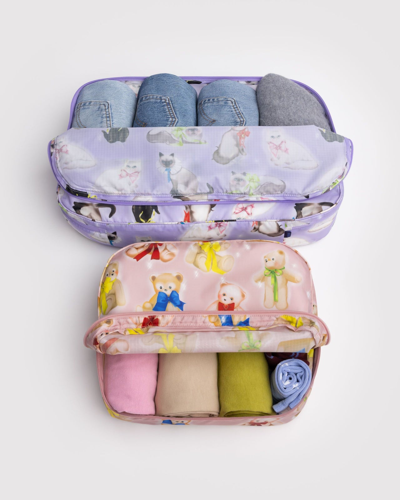 Large Packing Cube Set - Fancy Animals