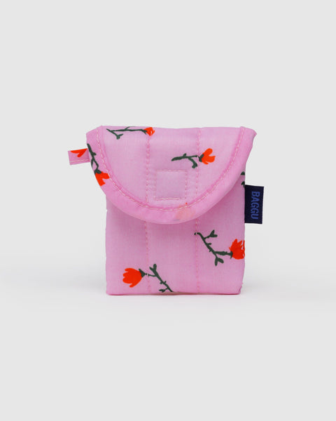 BAGGU Wholesale Shop All Puffy Earbuds Case - Painted Wildflower
