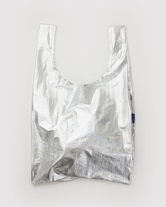 BAGGU Wholesale Metallics Standard Baggu - Chrome Metallic