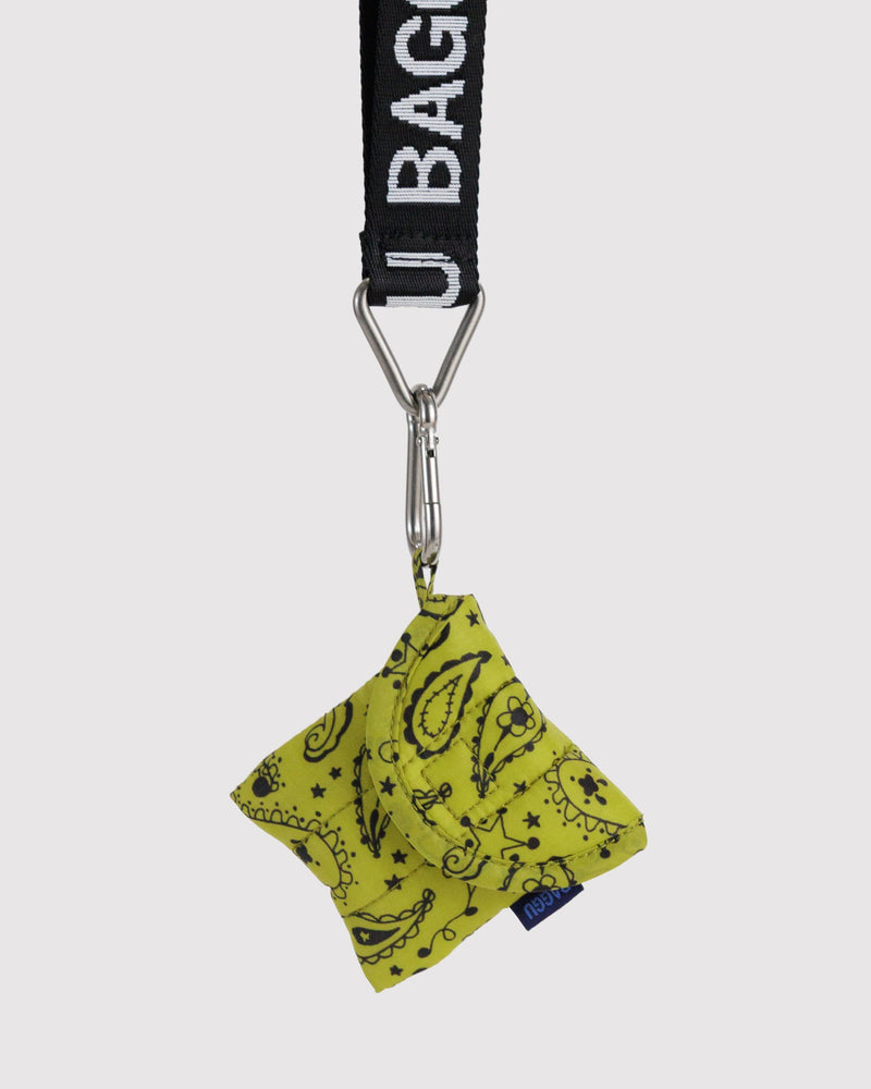 BAGGU Wholesale  Puffy Earbuds Case - Chartreuse Paisley