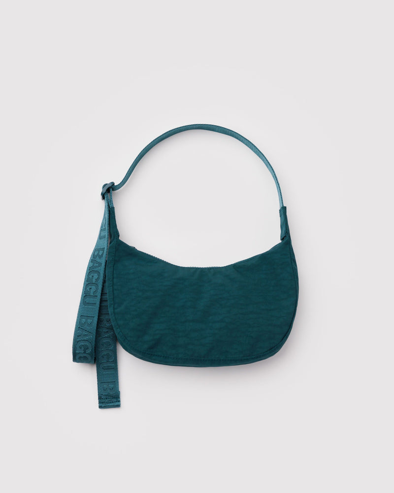 BAGGU Wholesale  Small Nylon Crescent Bag - Deep Sea