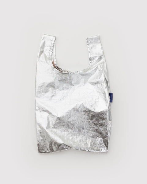 BAGGU Wholesale Metallics Baby Baggu - Chrome Metallic