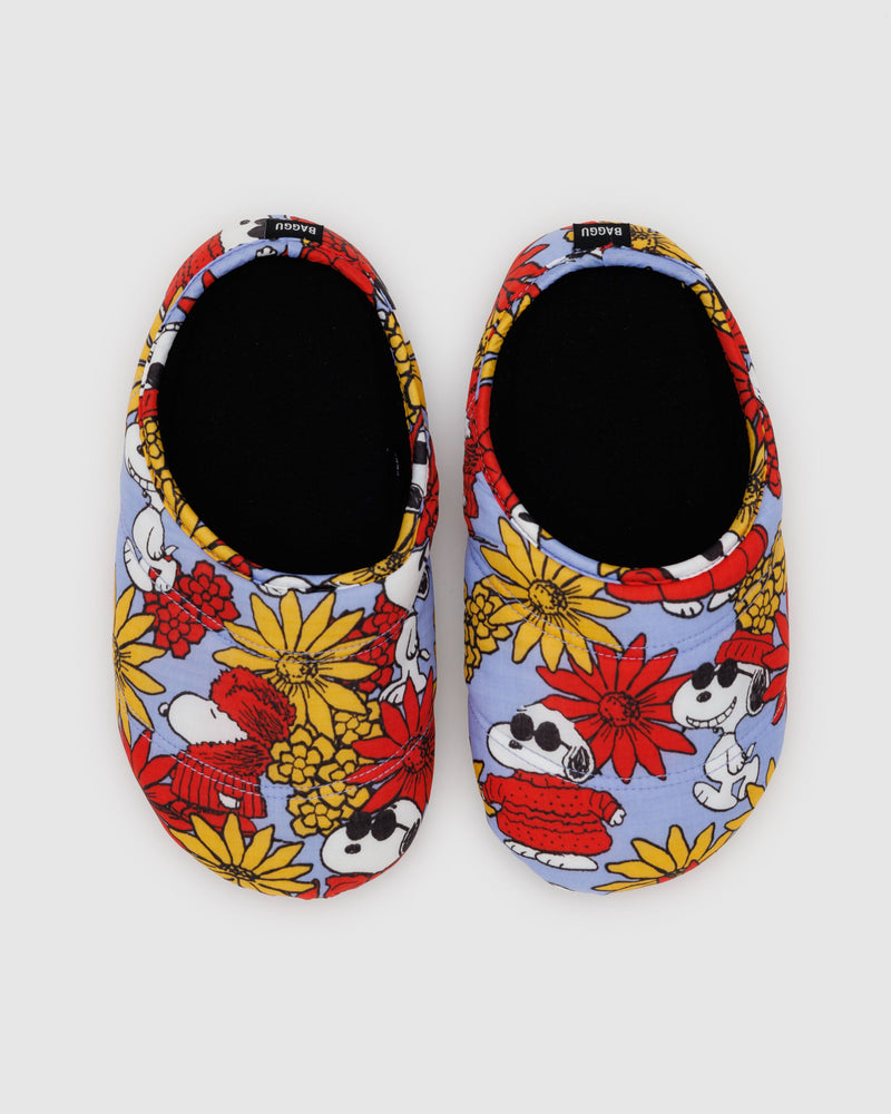 BAGGU Wholesale  Puffy Slippers - Floral Snoopy
