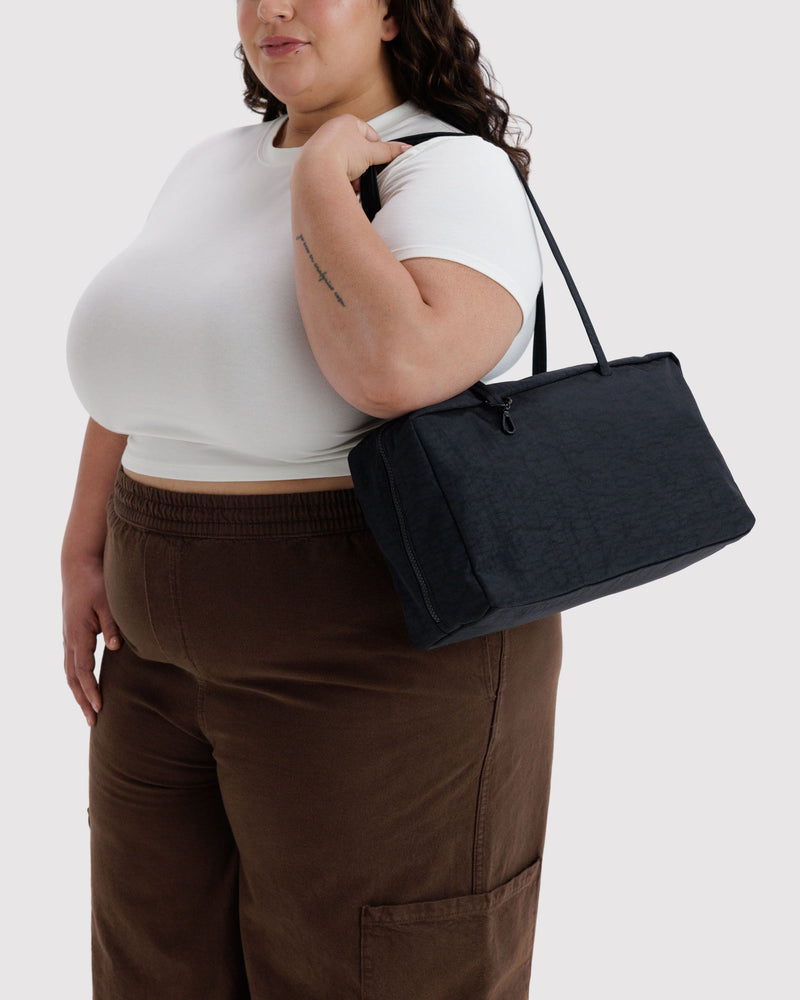 BAGGU Wholesale  Medium Nylon Bowler Bag - Black