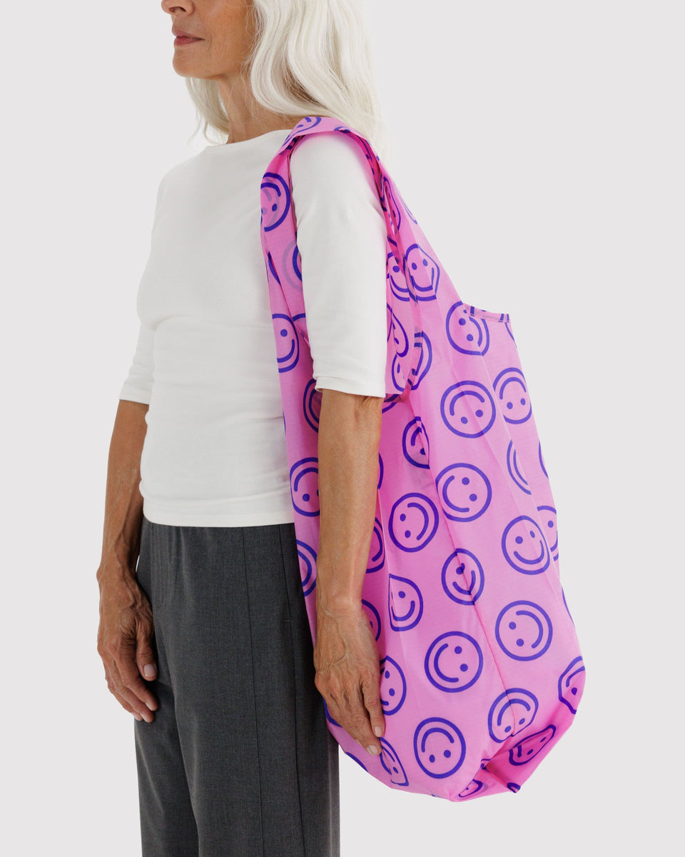 BAGGU Wholesale Big Big Baggu - Pop Pink Happy