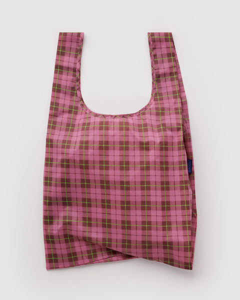 BAGGU Wholesale Shop All Standard Baggu - Azalea Pink Tartan