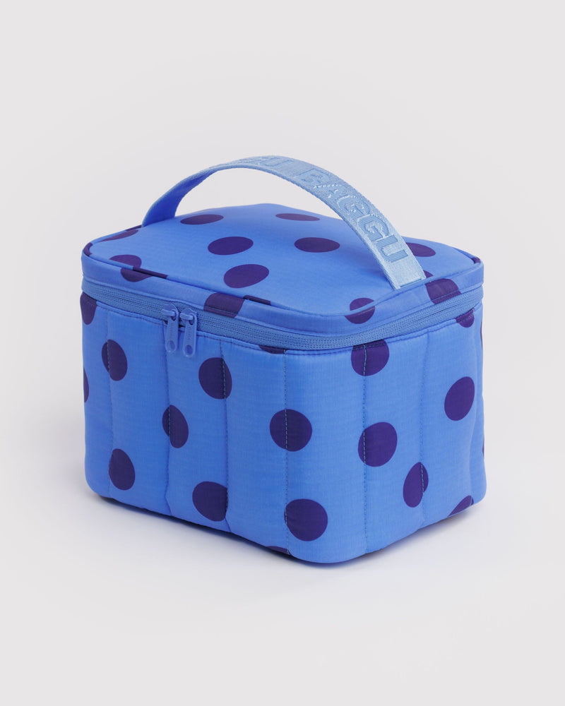 BAGGU Wholesale  Puffy Lunch Bag - Blue Polka Dot