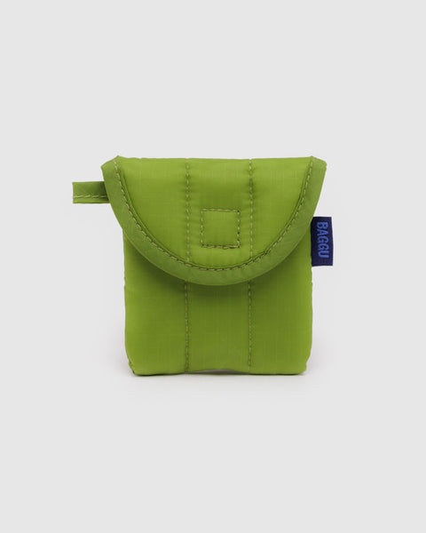 BAGGU Wholesale Shop All Puffy Earbuds Case - Green Juice