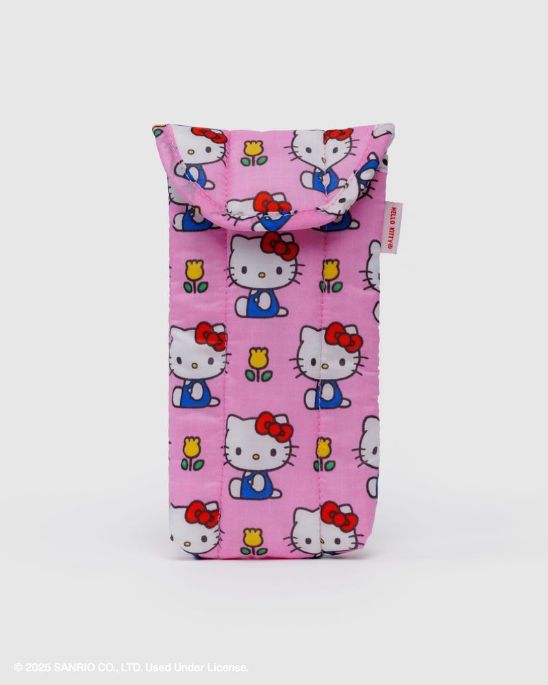 BAGGU Wholesale Cases & Sleeves Puffy Glasses Sleeve - Hello Kitty Pink