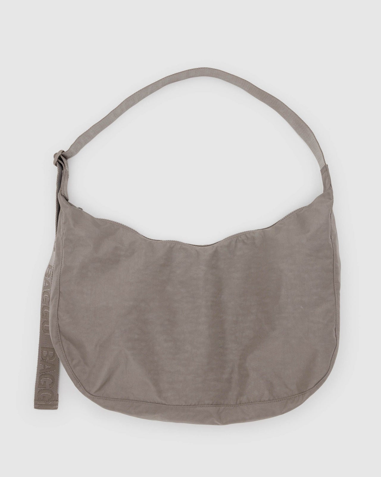 Large Nylon Crescent Bag - Dove