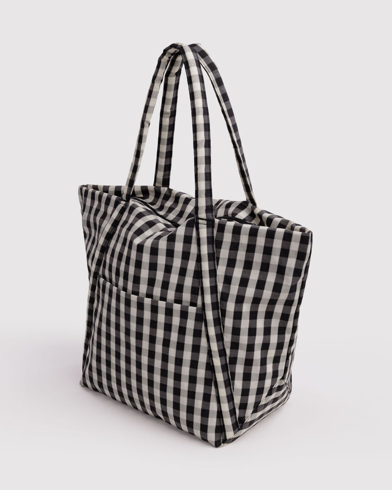 BAGGU Wholesale  Cloud Bag - Black and Cream Gingham