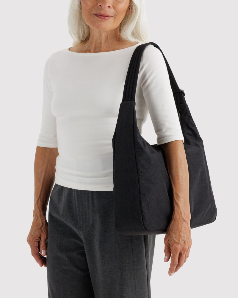 BAGGU Wholesale  Nylon Shoulder Bag - Black