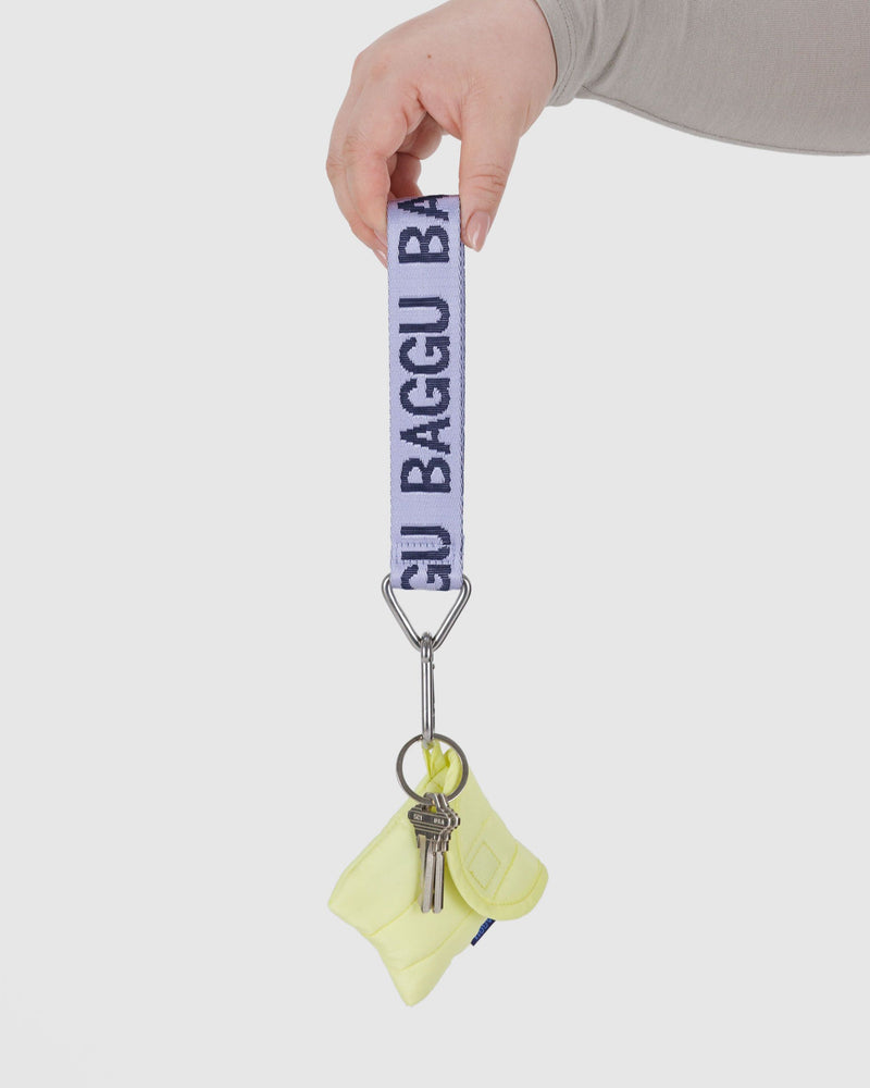 BAGGU Wholesale Shop All Logo Keychain - Dusty Lilac