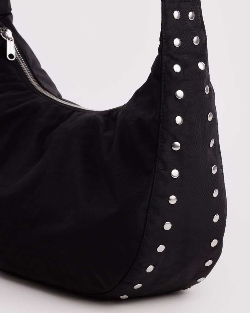 BAGGU Wholesale Recycled Nylon Medium Nylon Crescent Bag - Studs
