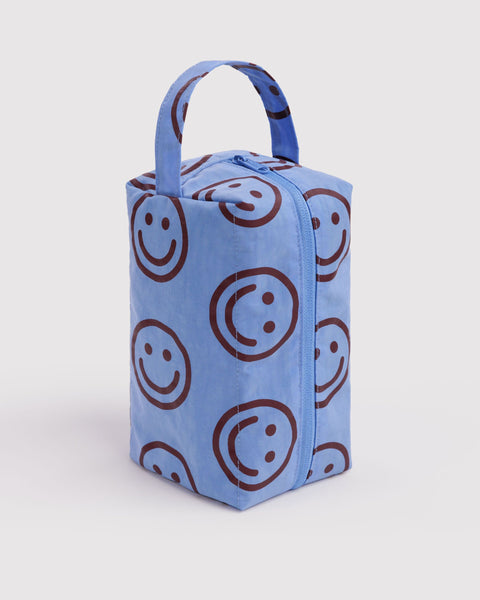 BAGGU Wholesale Travel Dopp Kit - Misty Blue Happy