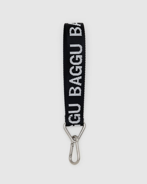 BAGGU Wholesale Shop All Logo Keychain - Black and White