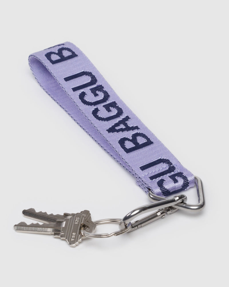 BAGGU Wholesale Shop All Logo Keychain - Dusty Lilac