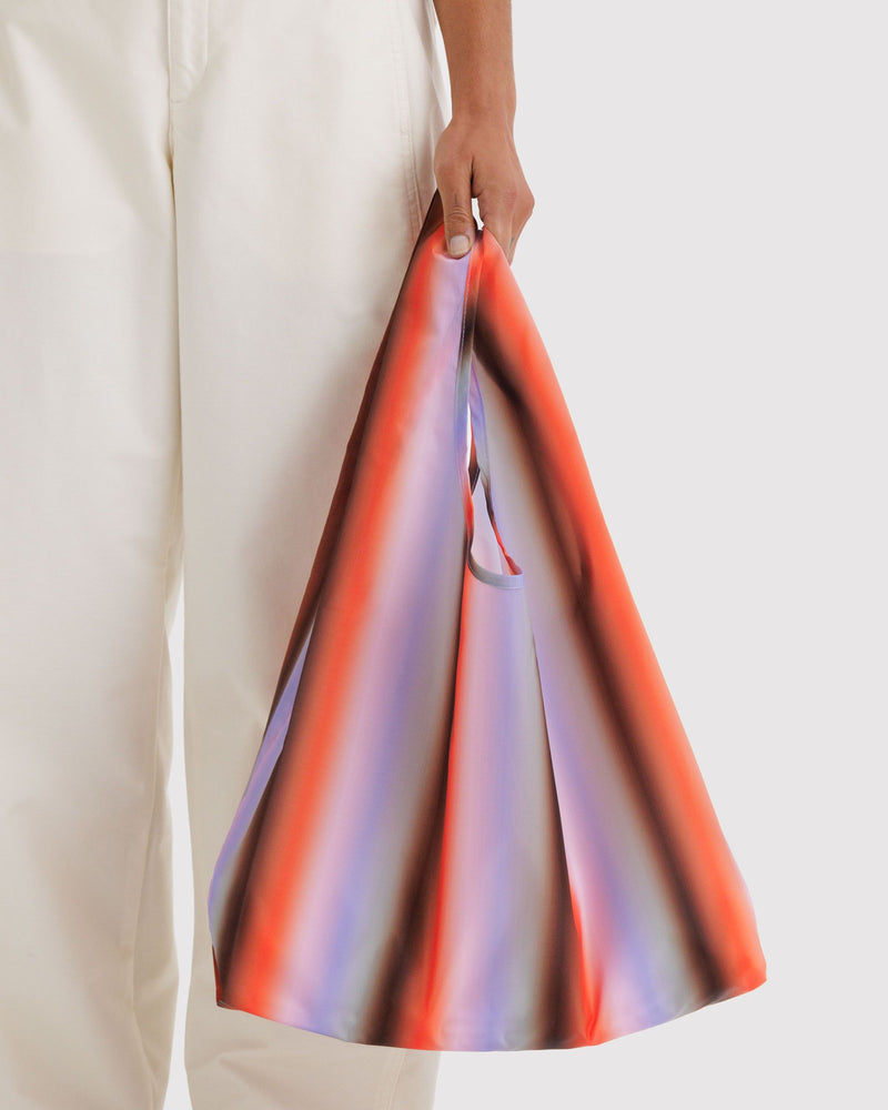 BAGGU Wholesale  Standard Baggu - Gradient Stripe Poppy & Lilac