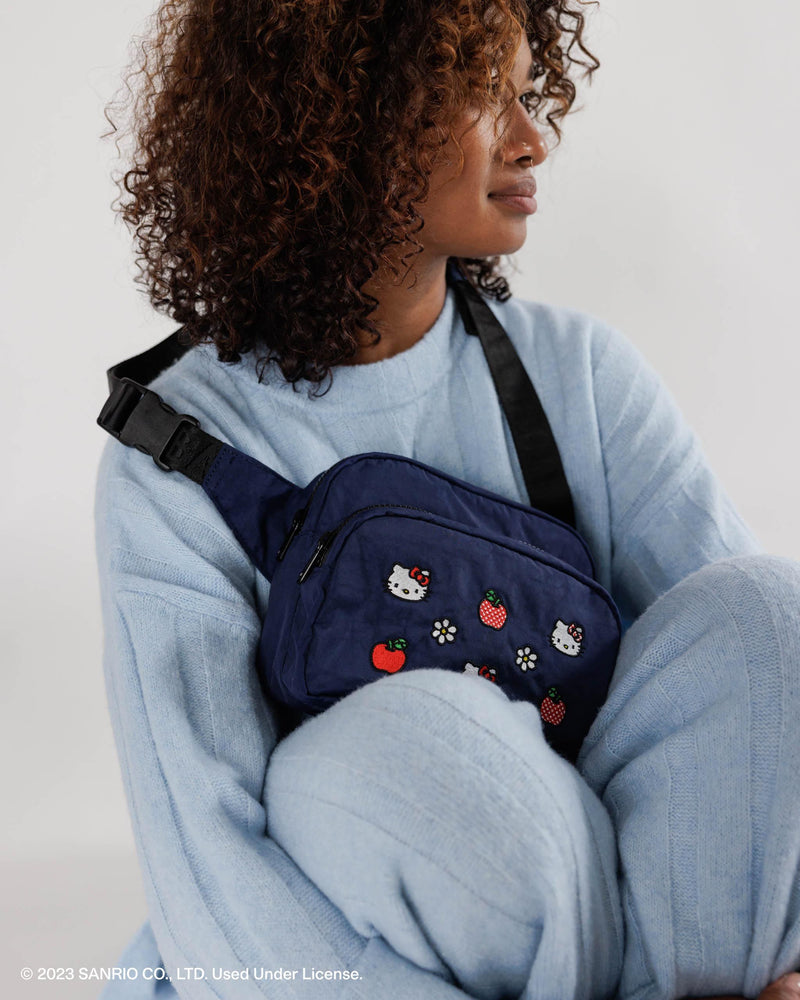 BAGGU Wholesale Cross Body Fanny Pack - Embroidered Hello Kitty