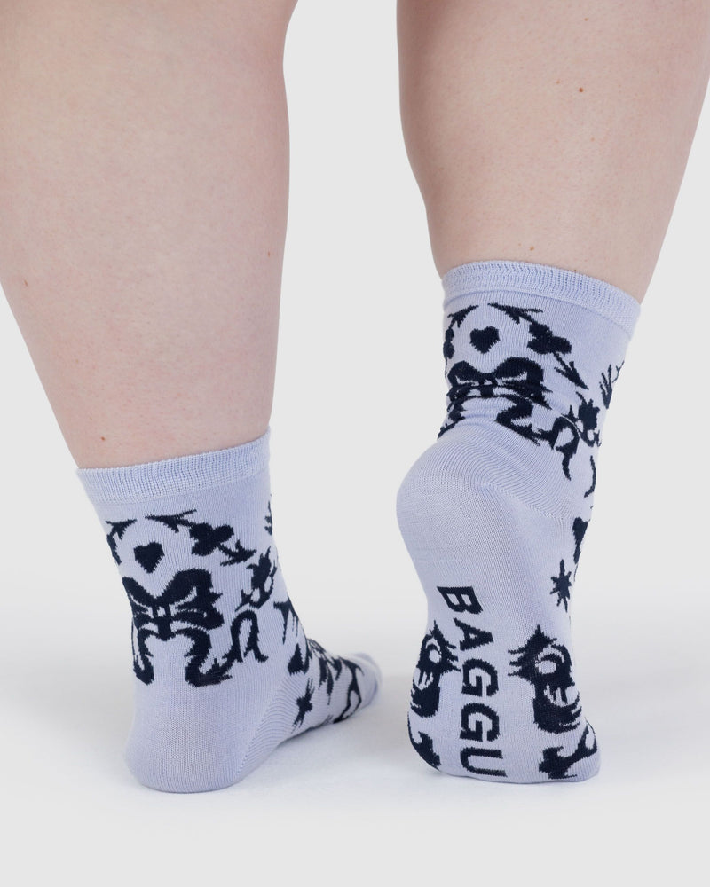 BAGGU Wholesale Socks Crew Sock - Western Cut-Outs