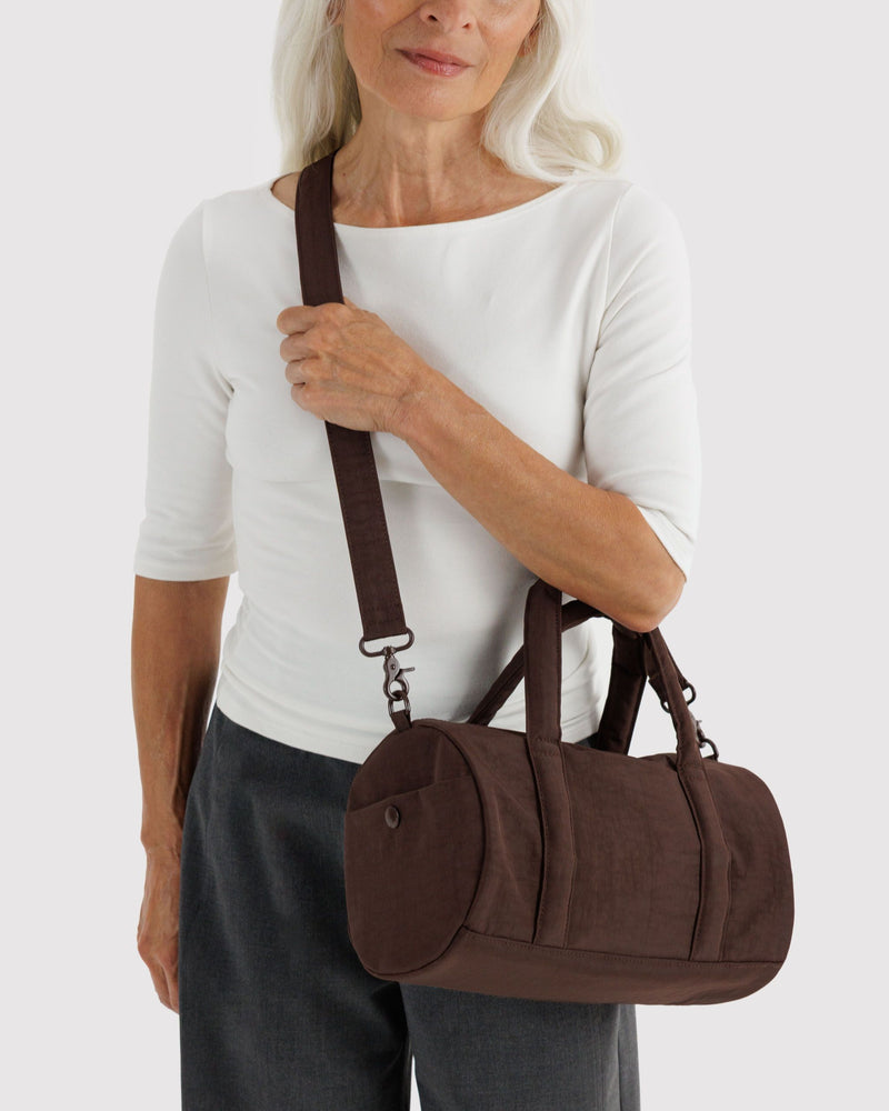 BAGGU Wholesale  Nylon Duffle Bag - Coffee
