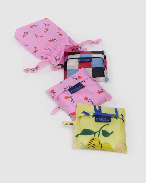 BAGGU Wholesale Reusable Bags Standard Baggu Set of 3 - Painted Prairie