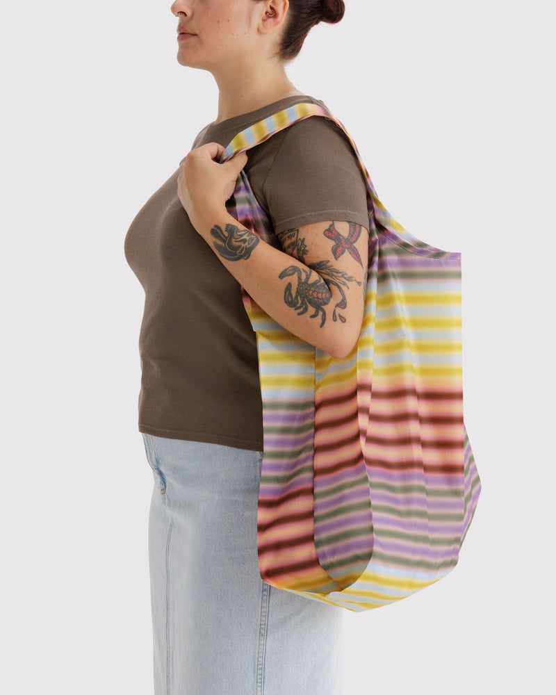 BAGGU Wholesale Reusable Bags Big Baggu - Gradient Stripe Multi