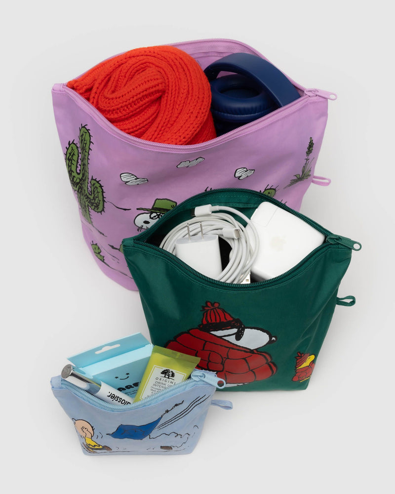BAGGU Wholesale Travel Go Pouch Set - Peanuts