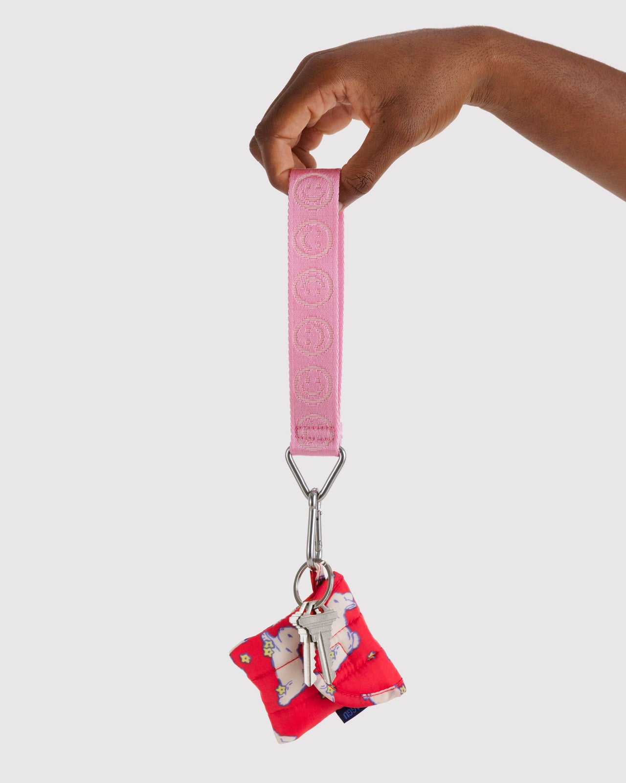 Logo Keychain - Pink Happy