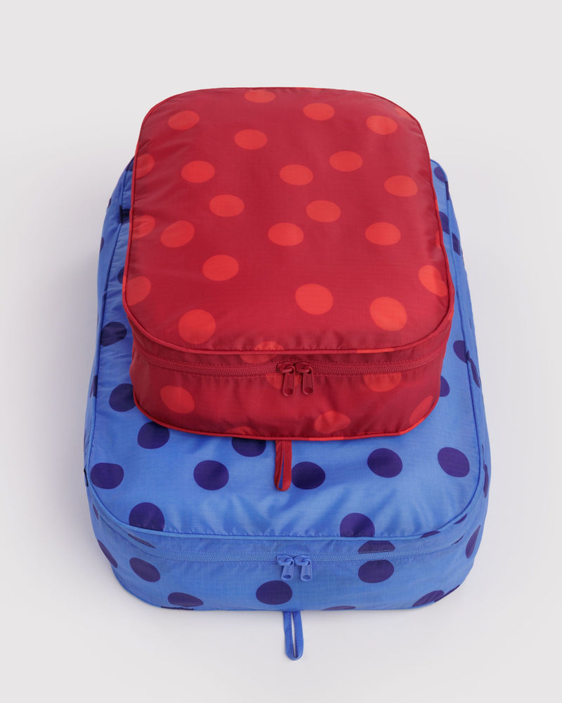 BAGGU Wholesale  Large Packing Cube Set - Polka Dot Mix