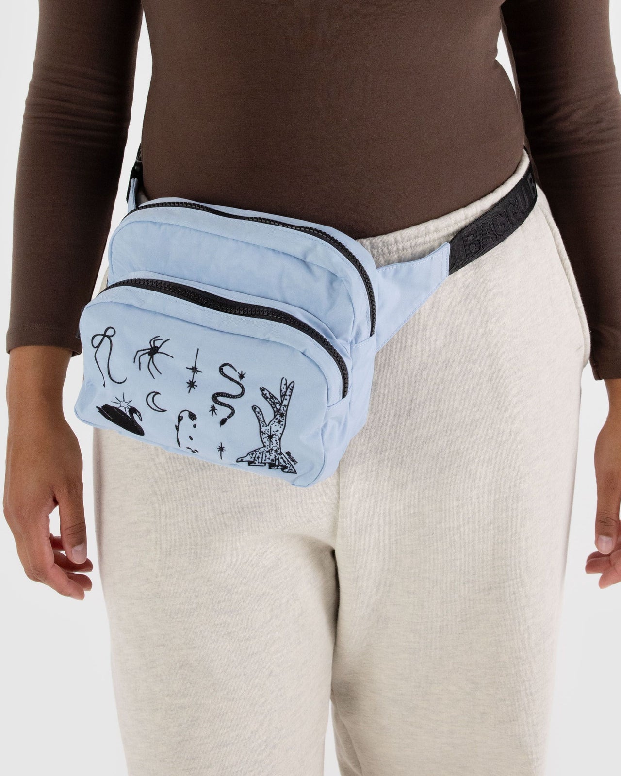 Fanny Pack - Embroidered Ballet Icons