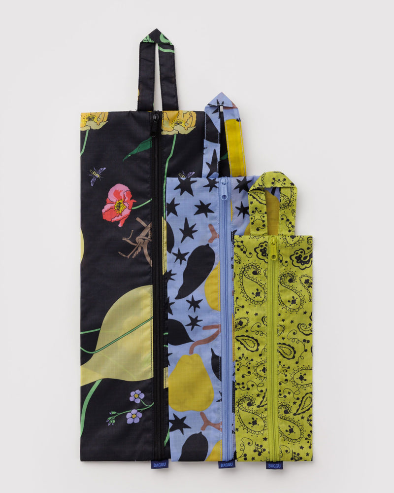 BAGGU Wholesale  3D Zip Set - Winter Orchard