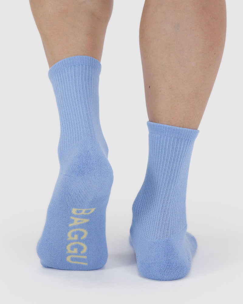 BAGGU Wholesale  Ribbed Sock - French Blue