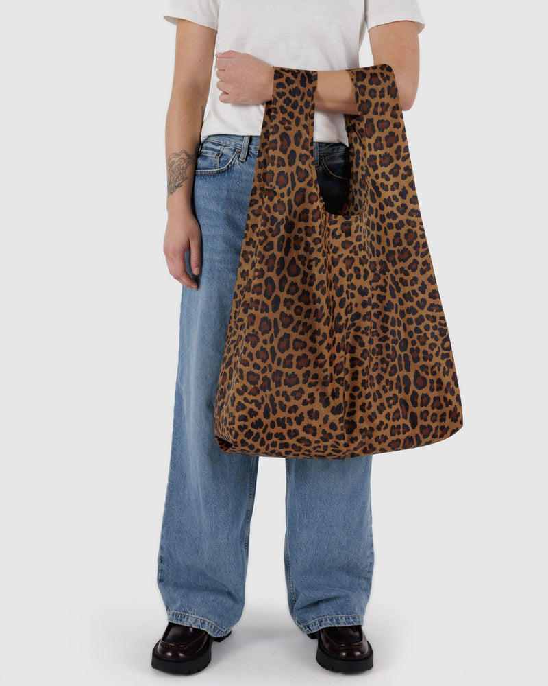 BAGGU Wholesale Reusable Bags Big Baggu - Leopard