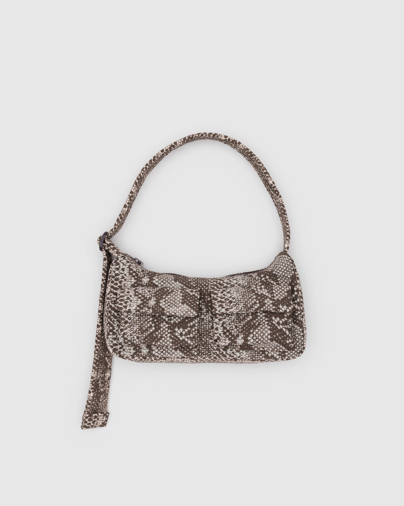 BAGGU Wholesale  Cargo Shoulder Bag - Snakeskin