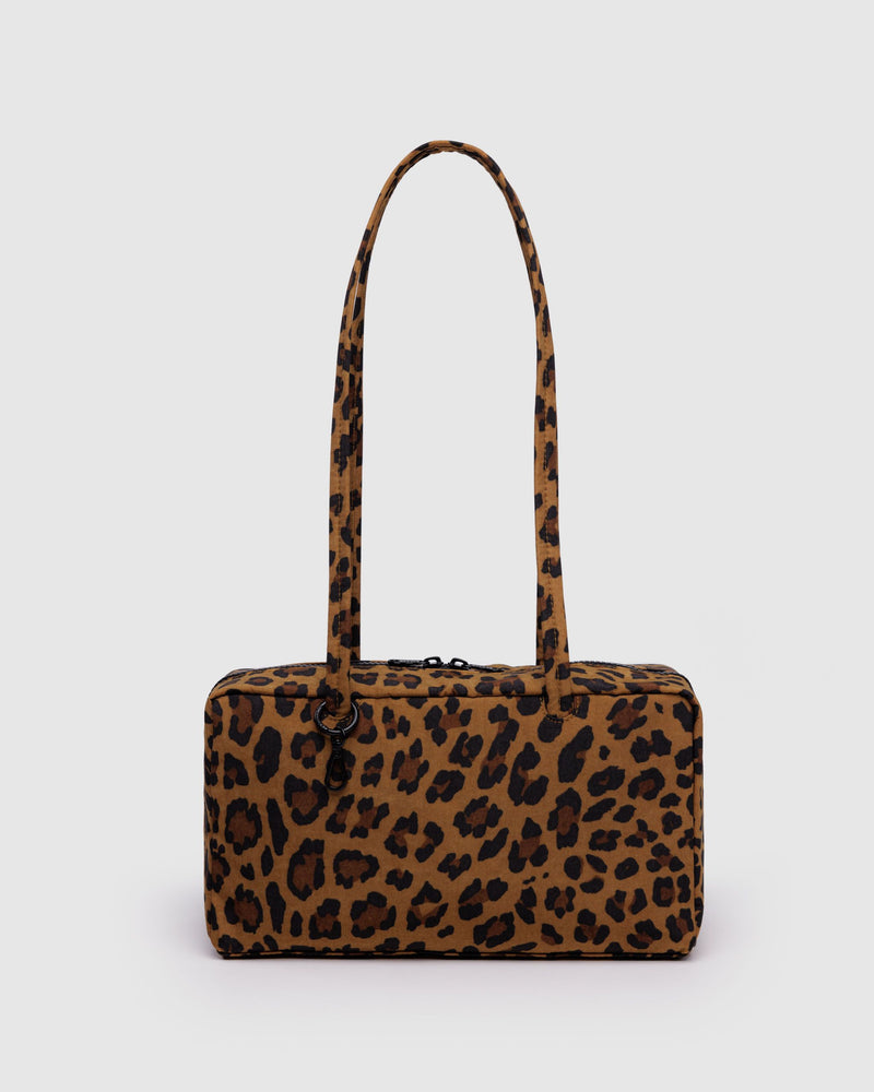 BAGGU Wholesale  Nylon Bowler Bag - Leopard