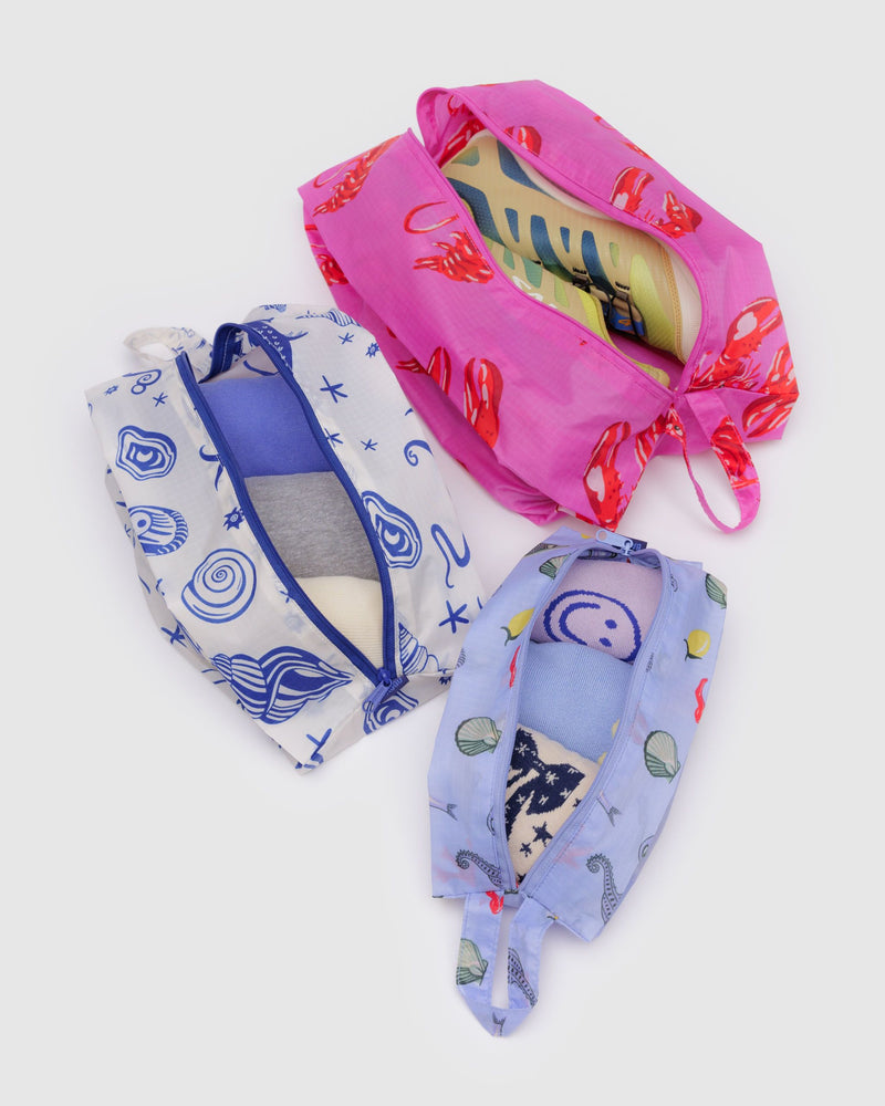 BAGGU Wholesale Travel 3D Zip Set - Sea Creatures
