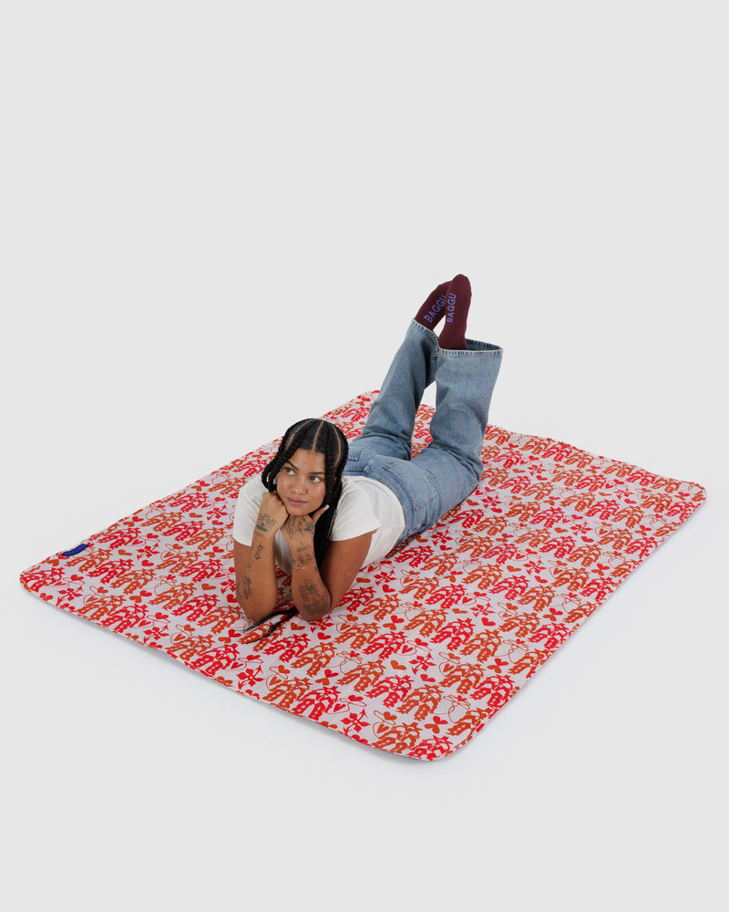 BAGGU Wholesale  Puffy Picnic Blanket - Cowgirl