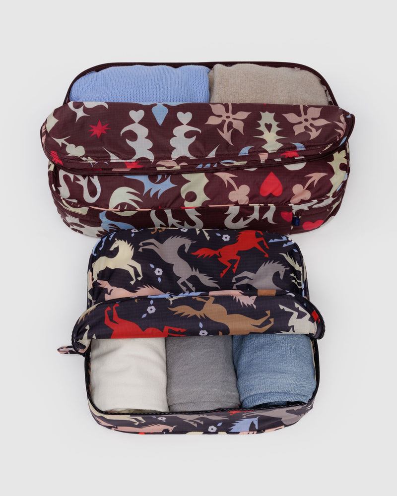 BAGGU Wholesale  Large Packing Cube Set - Western Cut-Outs