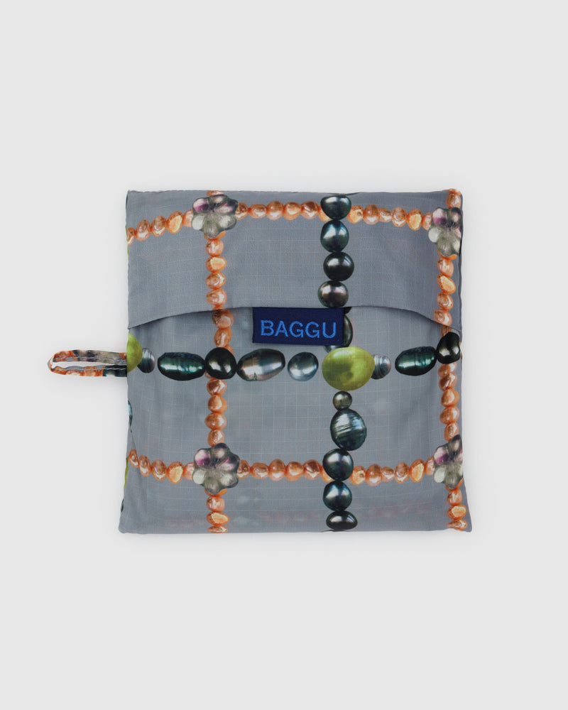 BAGGU Wholesale Reusable Bags Big Baggu - Beaded Plaid