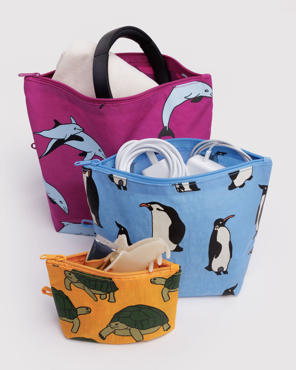 BAGGU Wholesale Pouches Go Pouch Set - Vacation Animals