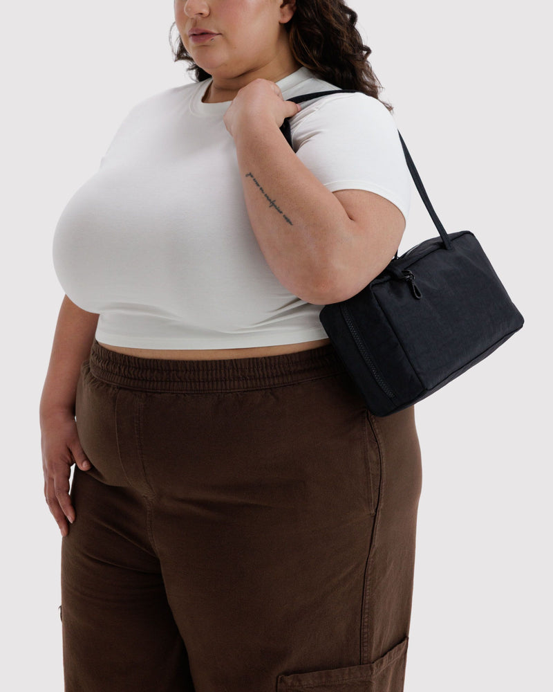 BAGGU Wholesale  Nylon Bowler Bag - Black