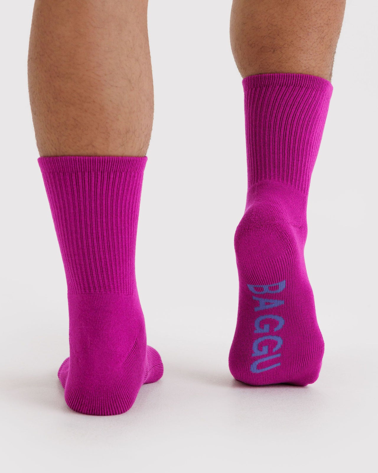 Ribbed Sock - Deep Fuchsia