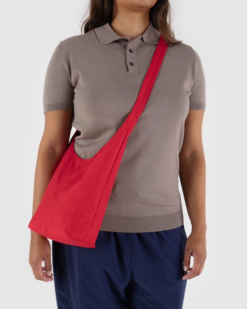 BAGGU Wholesale  Small Nylon Sling - Candy Apple FA24