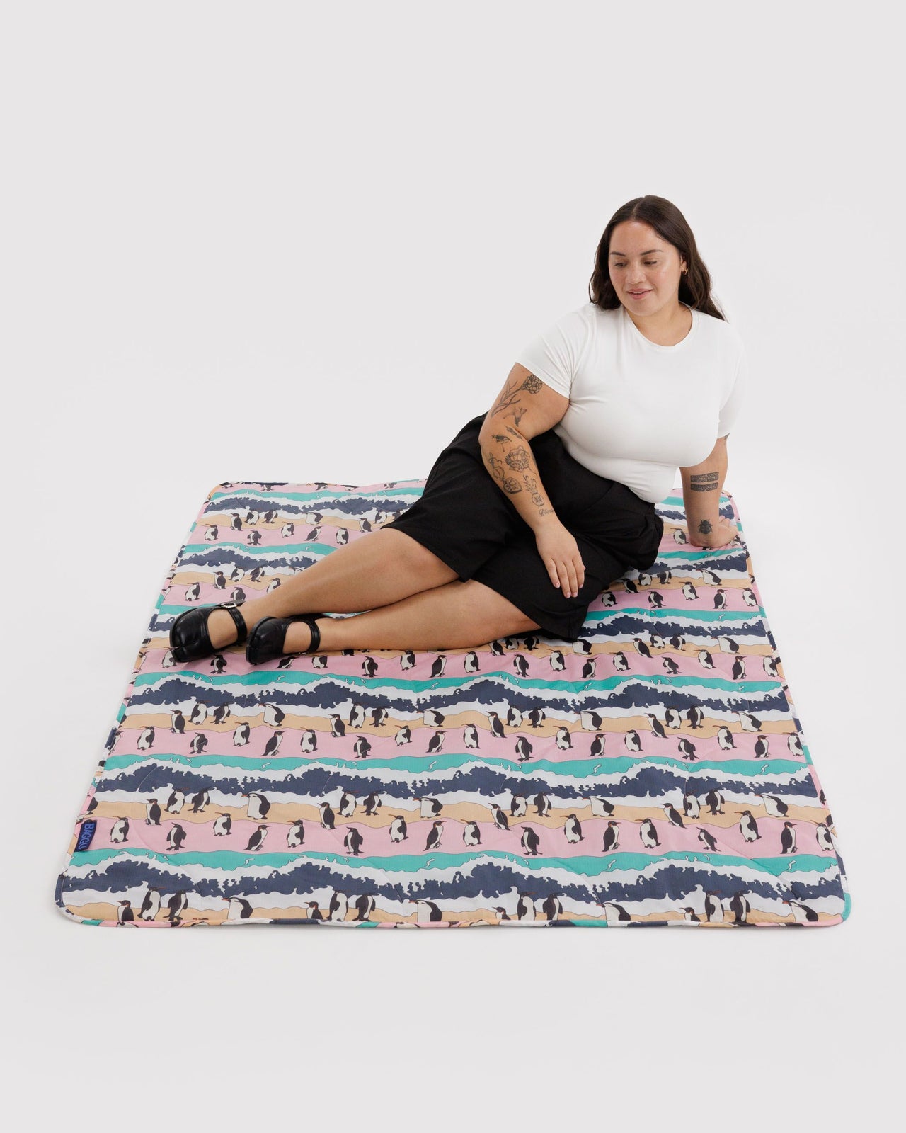 Puffy Picnic Blanket - Penguin